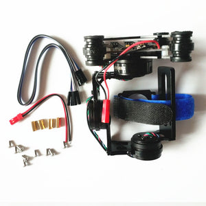 Nacelle stabilisée 3 axes en métal CNC sans balais GOPRO03/GOPR04 pour caméras compatibles avec la série GOPRO