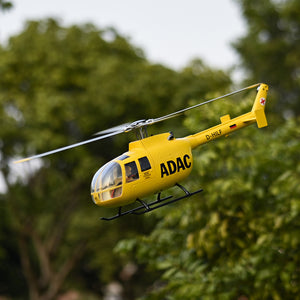 Hélicoptère radiocommandé FLYWING BO-105 Classe 470 6CH à moteur brushless, GPS, maintien d'altitude et échelle 