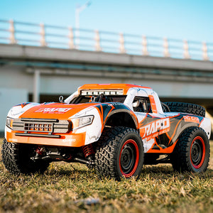 Voiture radiocommandée JJRC Q130 1/14 2,4 GHz 4 roues motrices, moteur brushed/brushless, modèle Short Course, contrôle proportionnel intégral
