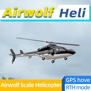 Hélicoptère radiocommandé FLY WING Airwolf FW450 V2.5 6CH à l'échelle