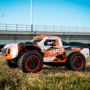 Voiture radiocommandée JJRC Q130 1/14 2,4 GHz 4 roues motrices, moteur brushed/brushless, modèle Short Course, contrôle proportionnel intégral