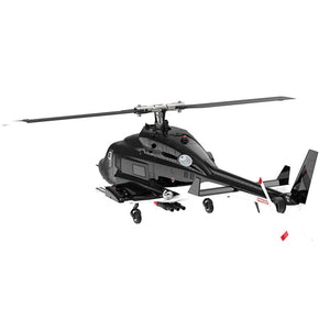 YUXIANG F02S AirWolf 2.4G 9CH 6G GPS Localisation par flux optique LiDAR TOF Maintien d'altitude Double moteur brushless Hélicoptère radiocommandé sans barre de stabilisation à l'échelle 1:34 RTF