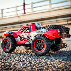 Voiture radiocommandée JJRC Q130 1/14 2,4 GHz 4 roues motrices, moteur brushed/brushless, modèle Short Course, contrôle proportionnel intégral