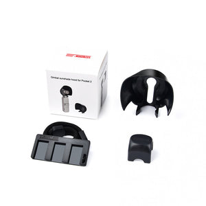 Kit multifonction pour DJI Pocket 2 : pare-soleil, protection d'objectif et support adaptateur