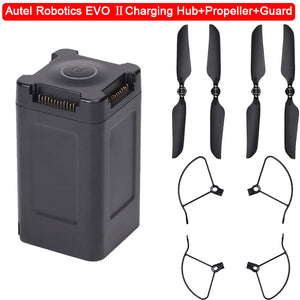Pièces de rechange authentiques pour drone Autel Robotics EVO 2 / 2 Pro : chargeur, protection d'hélice et accessoires pour caméra.