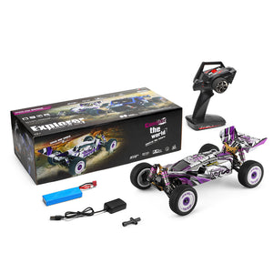Wltoys 124019 RTR 1/12 2.4G 4WD 60km/h Châssis en métal Voiture radiocommandée Modèles de véhicules Jouets pour enfants