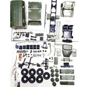 Camion militaire radiocommandé WPL B36 1/16 2,4 GHz 6 roues motrices tout-terrain, véhicule militaire d'escalade