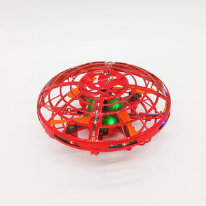 Drone jouet OVNI, commande gestuelle par induction infrarouge, chargement USB 