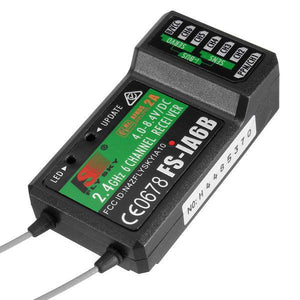Émetteur radio FlySky FS-i6 2,4 GHz 6 canaux AFHDS avec récepteur FS-iA6B pour drone RC FPV