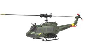 Hélicoptère radiocommandé RC ERA C032 UH-1 2.4G 6CH avec gyroscope 6 axes, échelle 1:48, maintien d'altitude, positionnement par flux optique, TOF (temps de vol), sans barre de stabilisation, prêt à voler.