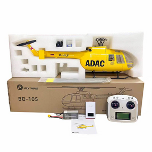 Hélicoptère radiocommandé FLYWING BO-105 Classe 470 6CH à moteur brushless, GPS, maintien d'altitude et échelle 