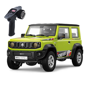 Voiture radiocommandée HG HG4-53 TRASPED 1/16 2.4G 3WD pour SUZUKI JIMNY, crawler tout-terrain avec lumières LED et sons simulés, prête à rouler (RTR), modèle réduit entièrement proportionnel.