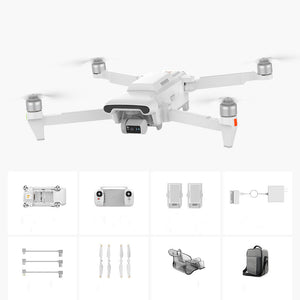 FIMI X8 TELE MAX Beyond Vision Roklink 5.0 20KM FPV avec double caméra 4K 60fps, zoom 30x, nacelle mécanique 3 axes, IA, mode Super Nuit, 47 minutes d'autonomie, GPS, drone quadricoptère RC prêt à voler