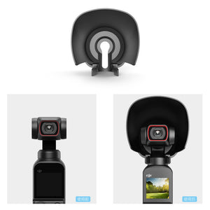 Kit multifonction pour DJI Pocket 2 : pare-soleil, protection d'objectif et support adaptateur