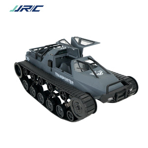 JJRC D843 RC Crawler Char tout-terrain 4x4 haute vitesse, voiture RC 2,4 GHz, camion militaire RC 1/12, char de drift RC pour enfants et adultes