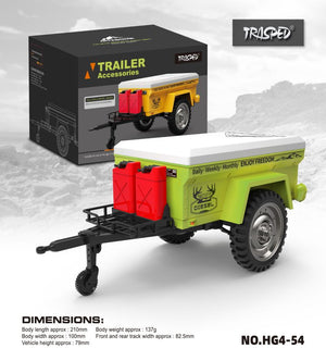 Voiture radiocommandée HG HG4-53 TRASPED 1/16 2.4G 3WD pour SUZUKI JIMNY, crawler tout-terrain avec lumières LED et sons simulés, prête à rouler (RTR), modèle réduit entièrement proportionnel.