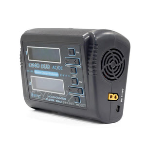 Chargeur d'équilibrage HTRC C240 ​​DUO 150 W à double canal pour batteries RC