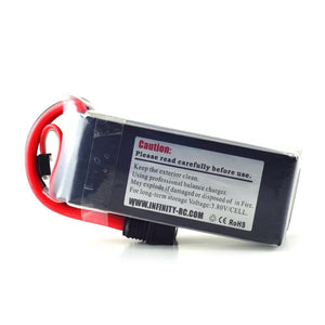 Batterie LiPo AHTECH Infinity 4S 14,8 V 1500 mAh 85C en graphène, compatible XT60 et chargeur boost 15C