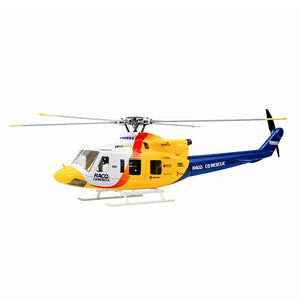 Hélicoptère radiocommandé FLYWING Bell-412 Classe 470 6CH à moteur brushless, GPS, maintien d'altitude et échelle à point fixe
