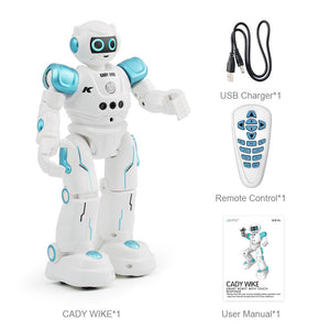 CADY wike Robot intelligent à commande tactile pour enfants, robot programmable avec télécommande infrarouge, jouet dansant et chantant