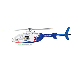 Hélicoptère RC FLYWING Bell-407 - Rotor à 4 pales, stationnement GPS, retour à une touche, vol de plus de 20 min, RTF prêt à voler