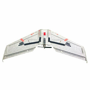 Avion RC Reptile S800 V2 en kit, envergure 820 mm, gris, FPV EPP, aile volante de course 
