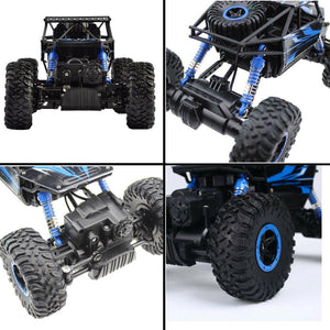 Voitures télécommandées tout-terrain, camions, véhicules 2,4 GHz 4x4 puissants, échelle 1:18, voitures de course tout-terrain, buggy électrique radiocommandé, jouet de loisir pour enfants