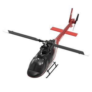 YU XIANG F08 1:27 Bell-206 Hélicoptère radiocommandé à double moteur brushless, 2,4 GHz, 6 canaux, maintien d'altitude et positionnement par flux optique