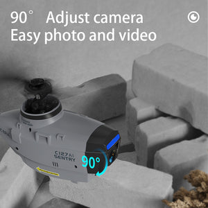 Hélicoptère radiocommandé RC ERA C127AI 2.4G 4CH Brushless avec gyroscope 6 axes, caméra grand angle 720p, localisation par flux optique, maintien d'altitude, vol stationnaire intelligent sans barre de stabilisation, prêt à voler.