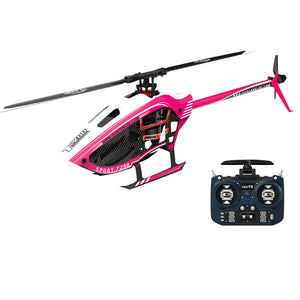 Hélicoptère radiocommandé XZNRC F280 2.4G 6CH avec gyroscope 6 axes, double moteur brushless à entraînement direct 3D6G et système Flybarless