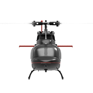 YU XIANG F08 1:27 Bell-206 Hélicoptère radiocommandé à double moteur brushless, 2,4 GHz, 6 canaux, maintien d'altitude et positionnement par flux optique