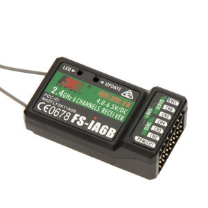 Flysky FS-i6 – Émetteur 6CH AFHDS 2A Avec écran LCD + Récepteur IA6 – Radio Pour Drone, Hélicoptère, Planeur Et Multirotor (Mode 1 Flysky FS-i6 – Émetteur 6CH AFHDS 2A Avec écran LCD + Récepteur IA6 – Radio Pour Drone, Hélicoptère, Planeur Et Multirotor (Mode 1