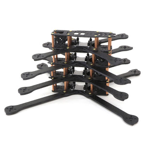 Kit de châssis FPV Racing en fibre de carbone HSKRC XL5/6/7/8/9 232/283/294/360/390 mm pour drone RC