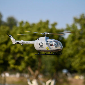 Hélicoptère radiocommandé FLYWING BO-105 Classe 470 6CH à moteur brushless, GPS, maintien d'altitude et échelle 