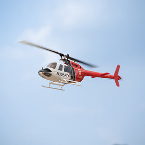 Hélicoptère radiocommandé FLY WING Bell 206 V3/V4 Classe 470 6CH avec moteur brushless, GPS, maintien d'altitude et échelle.