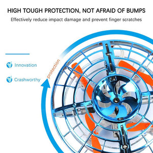 Drone jouet OVNI, commande gestuelle par induction infrarouge, chargement USB 