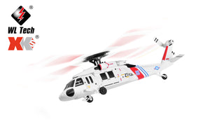 WLtoys  K270 Black Hawk UH-60L 4CH RC Helicopter with Optical Flow & Altitude Hold, 6-Axis Gyro for Beginners, 8 Min Flight
