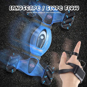 Voiture télécommandée acrobatique tout-terrain à détection de gestes