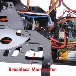 Hélicoptère radiocommandé WLtoys V913 2,4 GHz 4 canaux avec projecteur LED - Prêt à voler