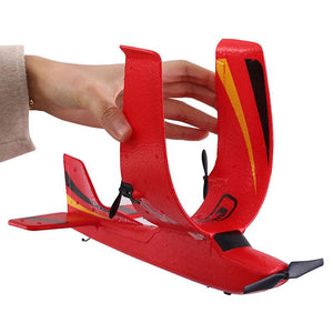 Planeur gyroscopique Z50 2,4 GHz en mousse EPP, batterie 300 mAh, avion télécommandé, jouet pour garçon - Rouge
