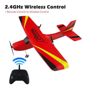 Planeur gyroscopique Z50 2,4 GHz en mousse EPP, batterie 300 mAh, avion télécommandé, jouet pour garçon - Rouge