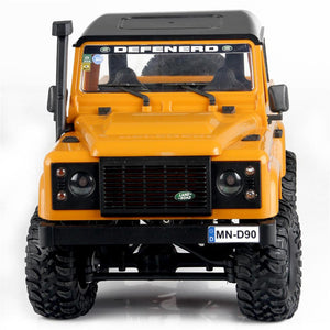 Camion tout-terrain D90 1/12 2.4G 4WD avec carrosserie, galerie de toit et télécommande, jouet RTR