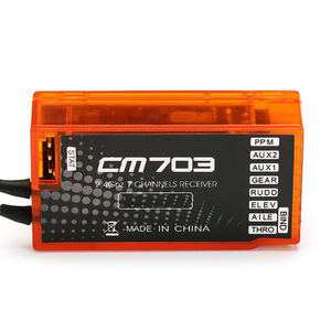 Récepteur radiocommandé CM703 2,4 GHz 7 canaux avec sortie PPM pour drones RC