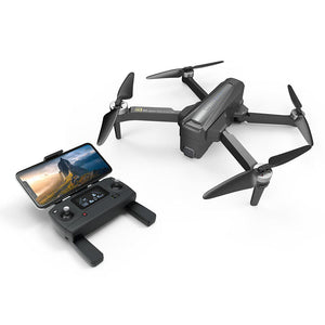 Drone quadricoptère RC MJX B12 EIS avec caméra 4K, Wi-Fi 5G et zoom numérique, autonomie de vol de 22 minutes, sans balais, pliable et équipé d'un GPS.