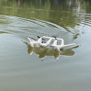 Planeur radiocommandé YF-350 Sea Land Air, envergure 290 mm, 2,4 GHz, 2 canaux, gyroscope intégré, EPP, prêt à voler (RTF), avec éclairage LED.