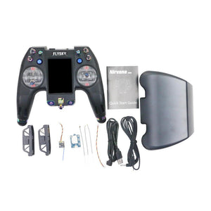 Télécommande Flysky FS-NV14 pour passage à niveau, 2,4 GHz, 14 canaux, avec récepteur iA8X et écran 3,5 pouces (logiciel libre).