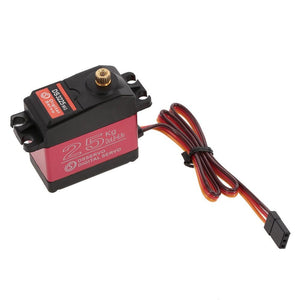 Lot de 4 servos numériques étanches DSSERVO DS3225MG 25 kg, engrenages métalliques, couple élevé, 180°, pour avions, robots et voitures radiocommandés.