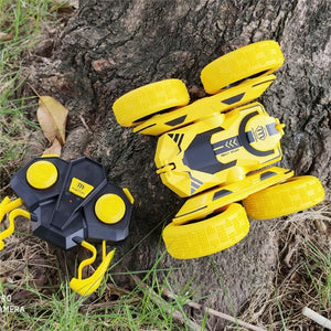 Voiture télécommandée acrobatique 1:28 2.4G double face tout-terrain 