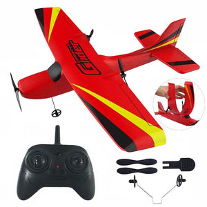 Planeur gyroscopique Z50 2,4 GHz en mousse EPP, batterie 300 mAh, avion télécommandé, jouet pour garçon - Rouge