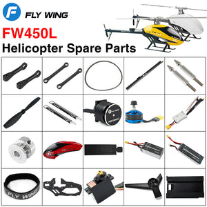 Pièces détachées pour hélicoptère radiocommandé Flywing FW450L/Airwolf